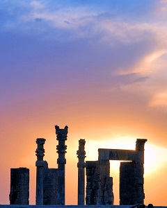 Gate of Nations, Sunset, Persepolis, Iran