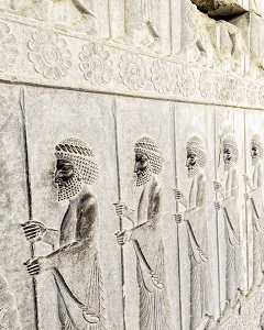 Stone craving, Persepolis, Fars, Iran